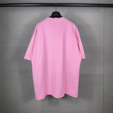 Men T-shirts Balen Paris. Stress Diamond Loose Casual Short Sleeves
