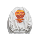 Unisex Hoodie Autumn Sunset Snow Mountain Sweater