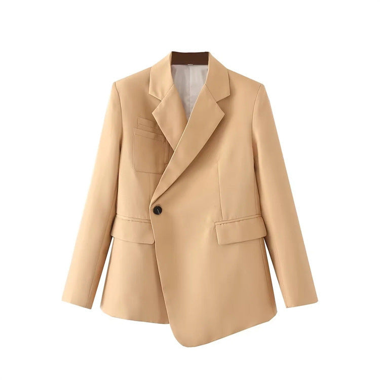 Women's Suits Foreign Trade Suit Jacket for Women 2022 Autumn New Style Small Design Sense Leisure Professional Suit