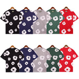 Denim Tears T Shirts Kapok Puff Print Short Sleeve T-shirt