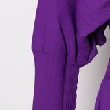Women Dresses Spring V-neck Long Sleeve Short Dress (Qymy0409)