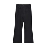 Men Sweatpants Solid Color Loose Wide Leg Pants Men Casual Straight-Leg Wide-Leg Pants