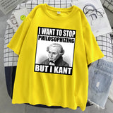 2024Kant Meme Philosophizing Funny Philosophy Tshirt Women