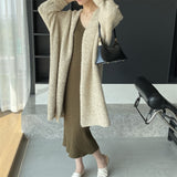Women Cardigan Sweater Autumn and Winter Loose Sweater 3tk976