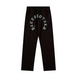 Women Sweatpants Embroidered Sweatpants Men's and Women's Straight Loose Casual Pants