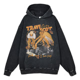 Asap Rocky Hoodie HIPHOP EMINEM TRAVIS SCOTT ASAP 2PAC print hooded sweater