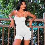 Women Jumpsuit Spring Sexy Slim Fit Backless Suspender Jumpsuit (Hawthaw0412)