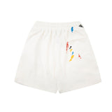 Gallery Dept Shorts Hand Painted Splash Ink Color Matching Casual Shorts