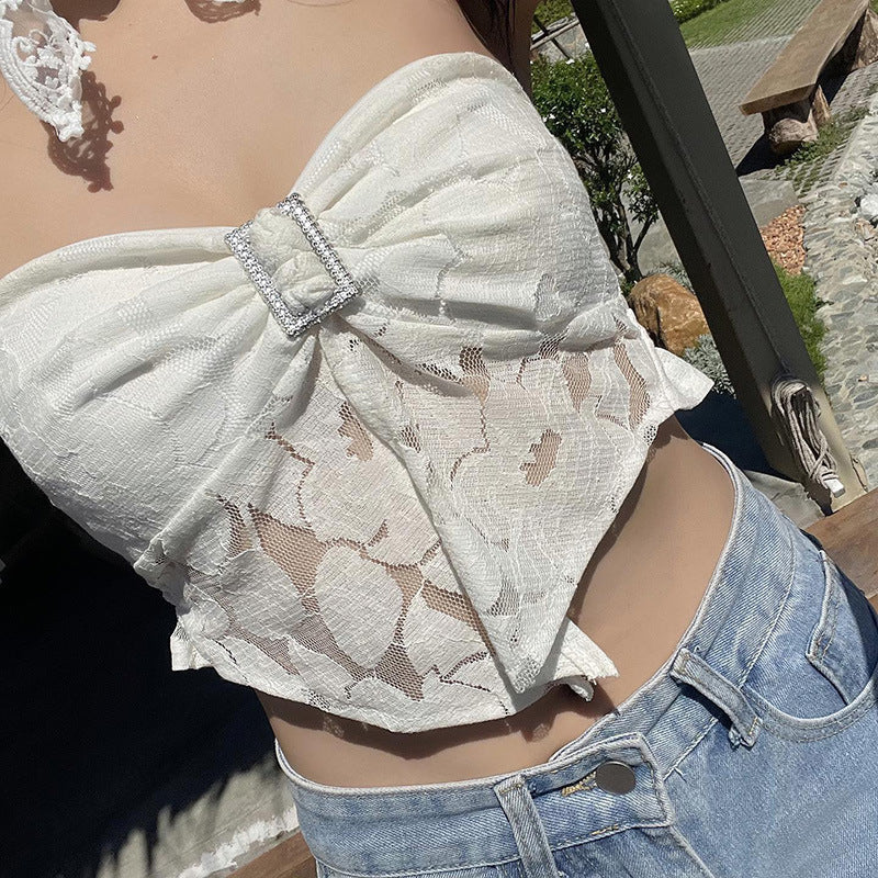 Women Tops Lace Top Summer Sexy Vest