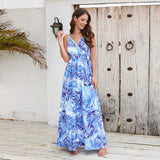 Women Date Dress Summer Bohemian Strap Dress