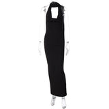 Women Dresses Summer Sexy Backless Slim Fit Dress