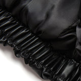 Unisex Winter Cotton Coat Lapel Leather Cotton Jacket Retro Loose PU Leather Coat