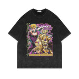 Washed and old short-sleeved T-shirt short-sleeved