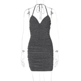 Women Dresses Sexy Summer Sling Dress V-neck