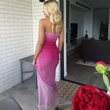 Women Dresses Sexy Slim Fit Backless Long Dress