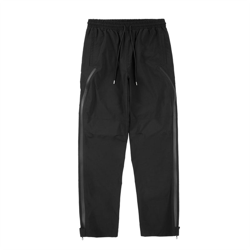 Men Sweatpants Zipper Slit Pocket Casual Pants
