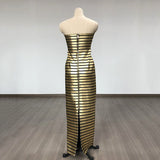 Women's Evening Dress Slim-Fit Sheath Bandage One-Piece Dress