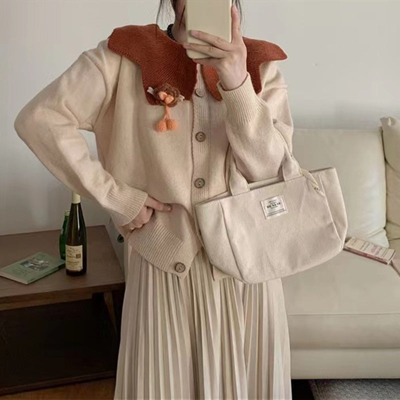 Women Knitwear Spring and Autumn Sweater Knitted Cardigan