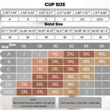 Full figure bra seamless push-up to prevent sagging