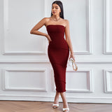 Women Dress Spring and Summer Sexy Hip Skirt Beach Dress