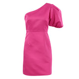 Women Dress Spring/Summer off-the-Shoulder Puff Sleeves Formal Dress Dress