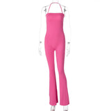 Women Jumpsuit Winter Sexy Backless Jumpsuit