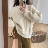 Women Knitted Pullover Sweater Women's Autumn Winter Sweater Top