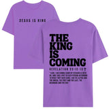 Jesus Is King Shirt, The King Is Coming Shirt, Christian