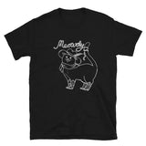Meowdy Cat Graphic Top Cotton Short Sleeve T-shirt Summer