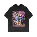 Washed and old short-sleeved T-shirt short-sleeved