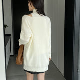 Women Knitted Two-Piece Set Autumn and Winter Turtleneck Sweater 5t5156