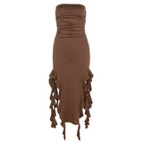 Women Jumpsuit Sexy Sheath Backless Slim Fit Dress