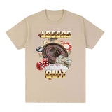 Losers Quit Gambling Meme Graphic T Shirt Men's Vintage