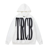 Men Hoodie Hiphop Foam Printed Hoodie