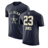 NBA T-Shirts NBA All-Star Basketball Short Sleeve Outdoor Leisure Sports T-Shirt