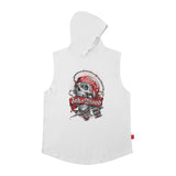 Men Vest Hooded Vest Loose Hip Hop Sleeveless T-shirt