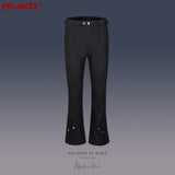 MIJKO Mens Vintage Pants Slim Fit Casual Pants Simple Unisex Pants