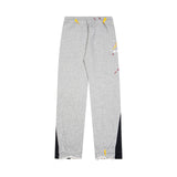 Gallery Dept Sweatpants Hand-painted splashed ink alphabet casual trousers