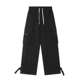 Men Sweatpants Multi-Pocket Workwear Trousers Men's Loose Casual Sports Pants