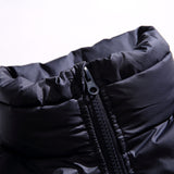 Unisex Winter Cotton Coat Stand Collar down Vintage Printed down Jacket