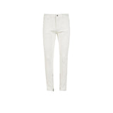 MIJKO Mens Vintage Pants Slim Fit Zip Trim Jeans