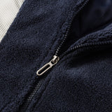 Unisex Winter Cotton Coat Winter Polar Fleece Stand-up Collar Cotton-Padded Clothes