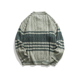 Unisex Sweater Winter Vintage Stripe