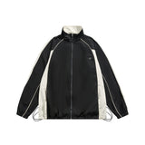 Unisex Jacket Casual Retro Sports Jacket Spring and Autumn Loose Lapel Jacket