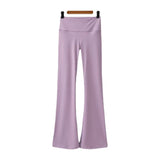 Women Sweatpants Bell-Bottom Pants Vintage Casual Women's Pants Slim Fit Yoga Pants
