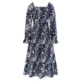 Women Date Dress Sexy Backless Snowflake Dress