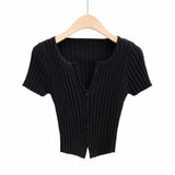 Women Sweater Knit Wear Vintage Knitted Cardigan Women's V-neck Top
