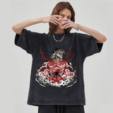 Anime Attack On Titan T-Shirt Hip Hop Oversized Streetwear