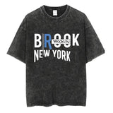 2024Gothic Brooklyn Tshirt Vintage Y2k T-Shirts Letter Print