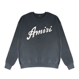 Amiri Long Sleeved Shirt Fashion Brand Crew Sweatshirts round Neck Sweater